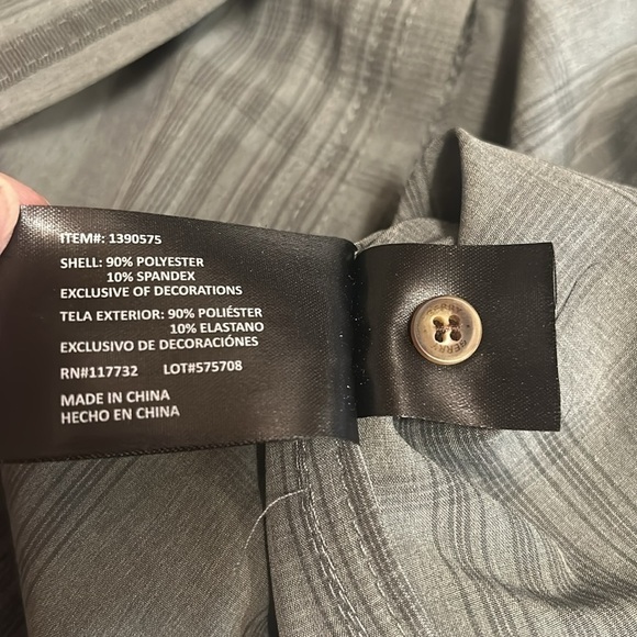 GERRY Olive Green Outdoor Active Short Sleeve Button- down  Shirt Men’s Medium - Picture 8 of 8